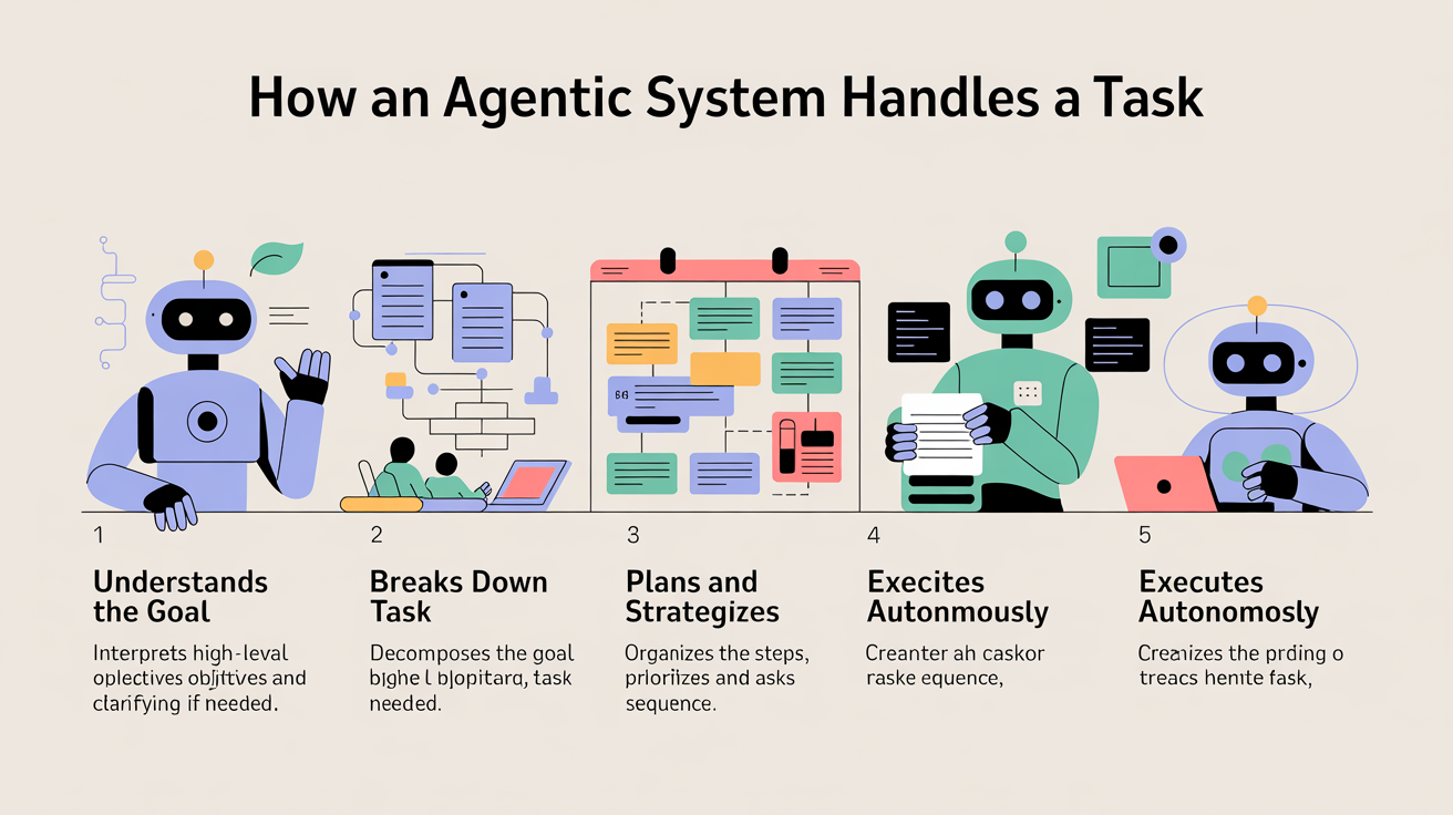 AI agent executing a multi-step workflow
